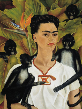 Frida Kahlo - portret z małpkami