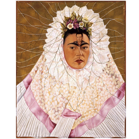 Frida Kahlo, Self-Portrait as Tehuana or Diego in My Thoughts, 1943