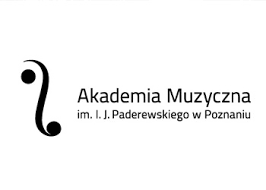 Na grafice na białym tle czarny napis: Akademii Muzycznej w Poznaniu.