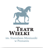 Na grafice logo Teatru Wielkiego w Poznaniu - pegaz.