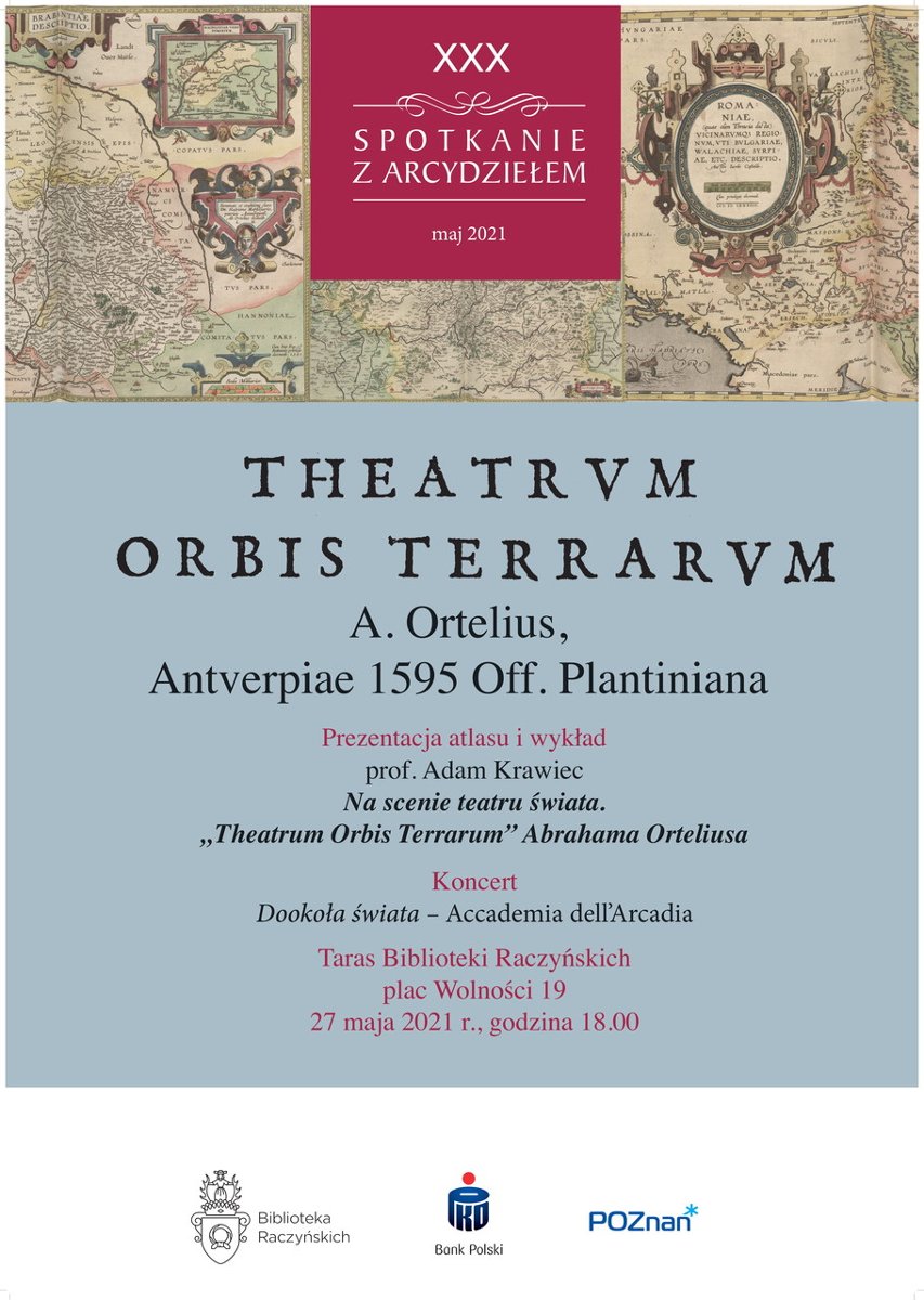 Na grafice fragment okładki Theatrum Orbis Terrarum.