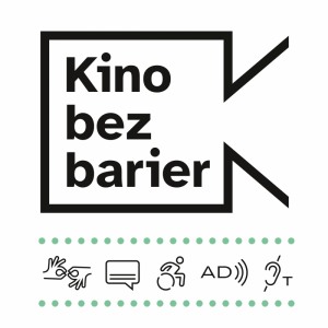 Na grafice plakat wydarzenia Kino bez barier.