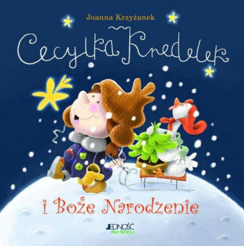 Na grafice okładka książki z Cecylią knedelek.