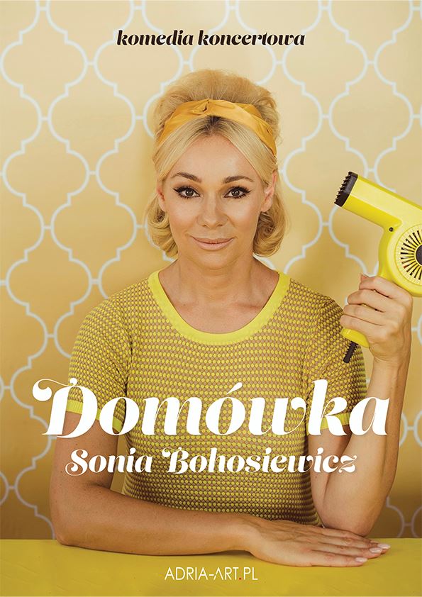 Baner promujący wydarzenie. Nazwa wydarzenia i zdjęcie artystki.