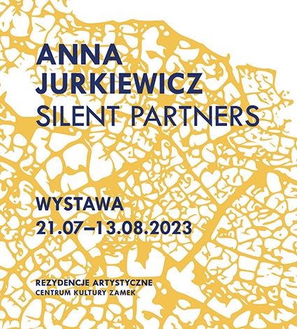 Grafika. Na białym tle pojawiają się żółto-pomarańczowe wzory. Przypominają one mikroskopijny obraz.