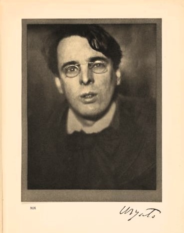 Na grafice portret W.B. Yeatsa.