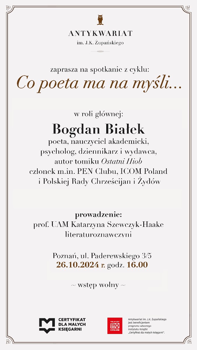 Na grafice plakat wydarzenia.