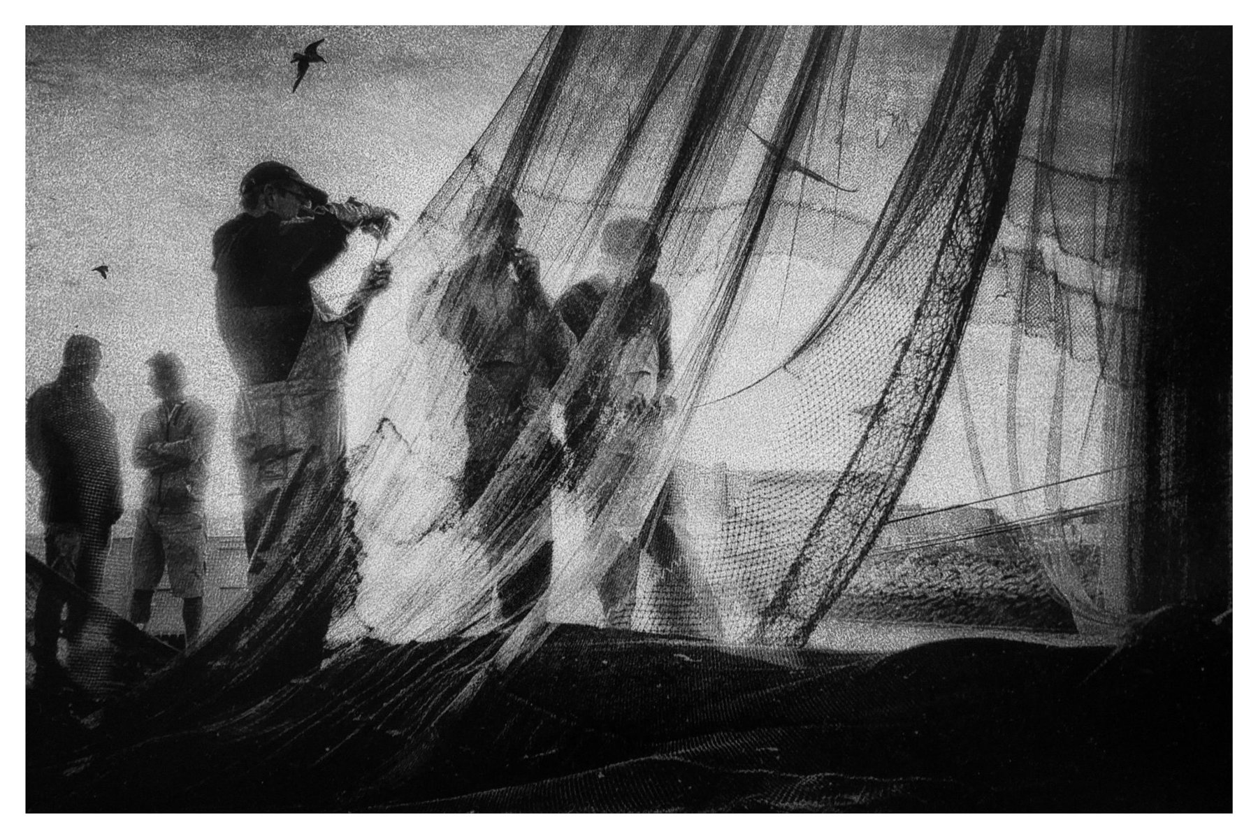 Na grafice jedna z prac na wystawie.