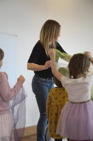 Na zdjęciu fragment warsztatów dla dzieci.