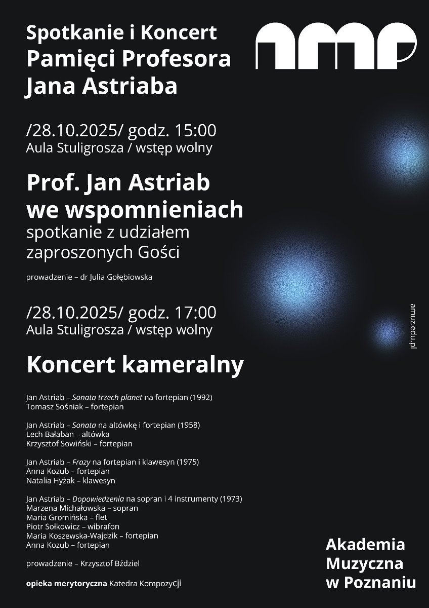 Na grafice plakat wydarzenia.