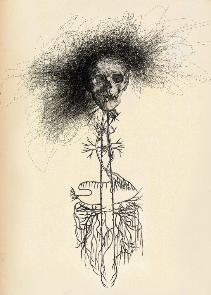 Na grafice jedna z prac na wystawie.