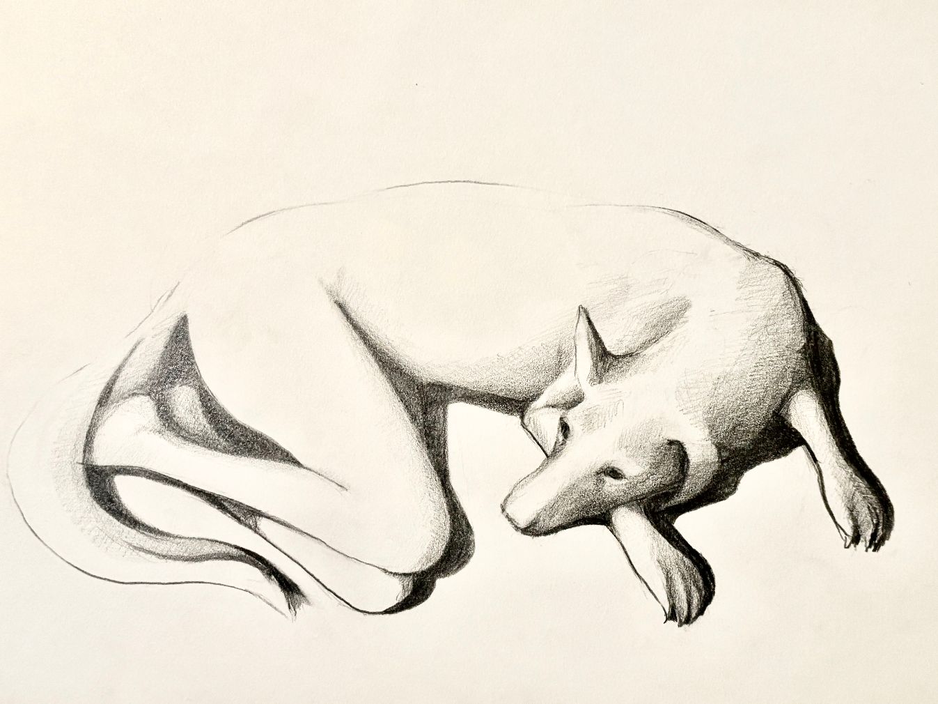 Na grafice jedna z prac na wystawie.