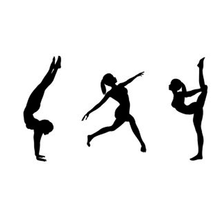 grafika - gimnastyczki