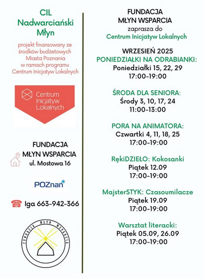 Lista sponsorów oraz rozpiska wydarzeń. Szczegóły zawarte w treści artykułu.