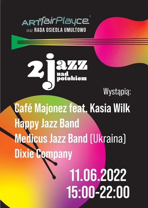 Obrazek promuje 2 edycję wydarzenia Jazz nad Potokiem.