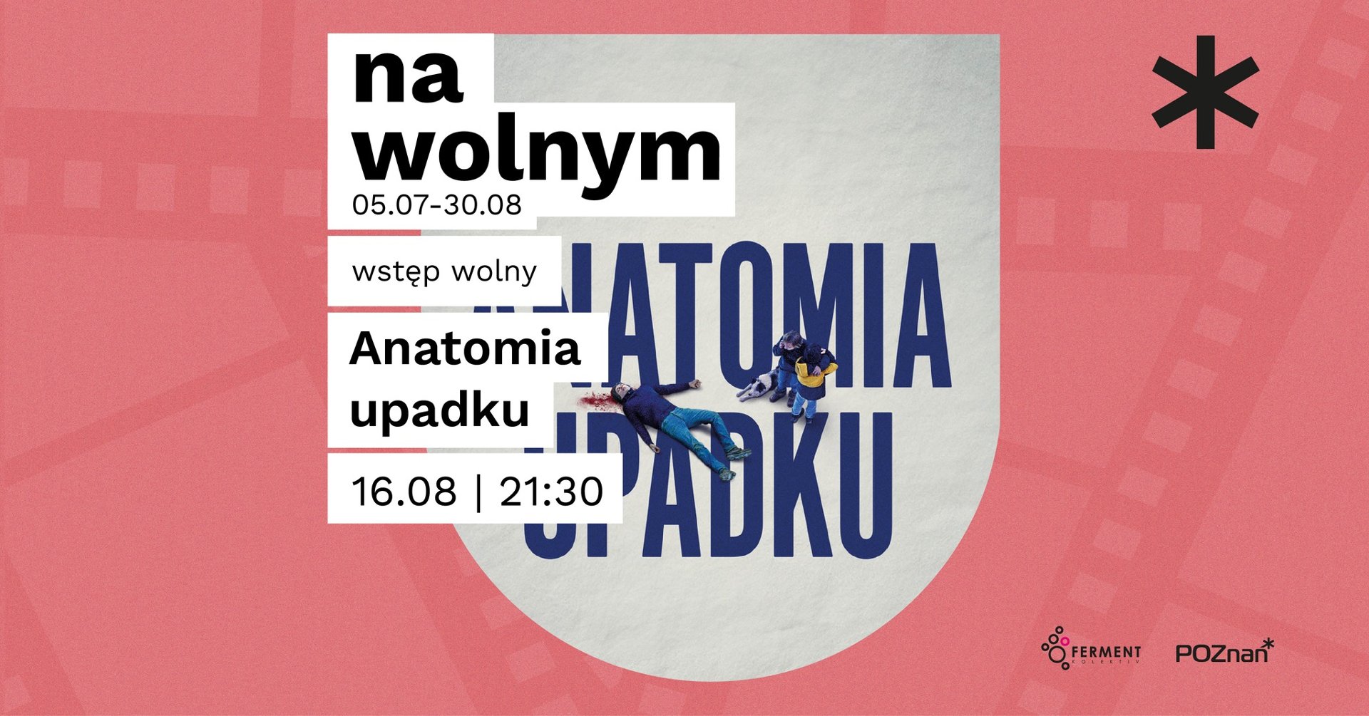 Plakat z nazwą wydarzenia
