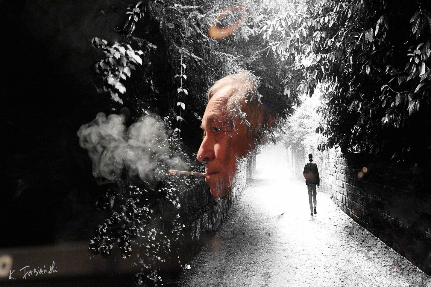 Kolaż zdjęć z Lechem Raczakiem.