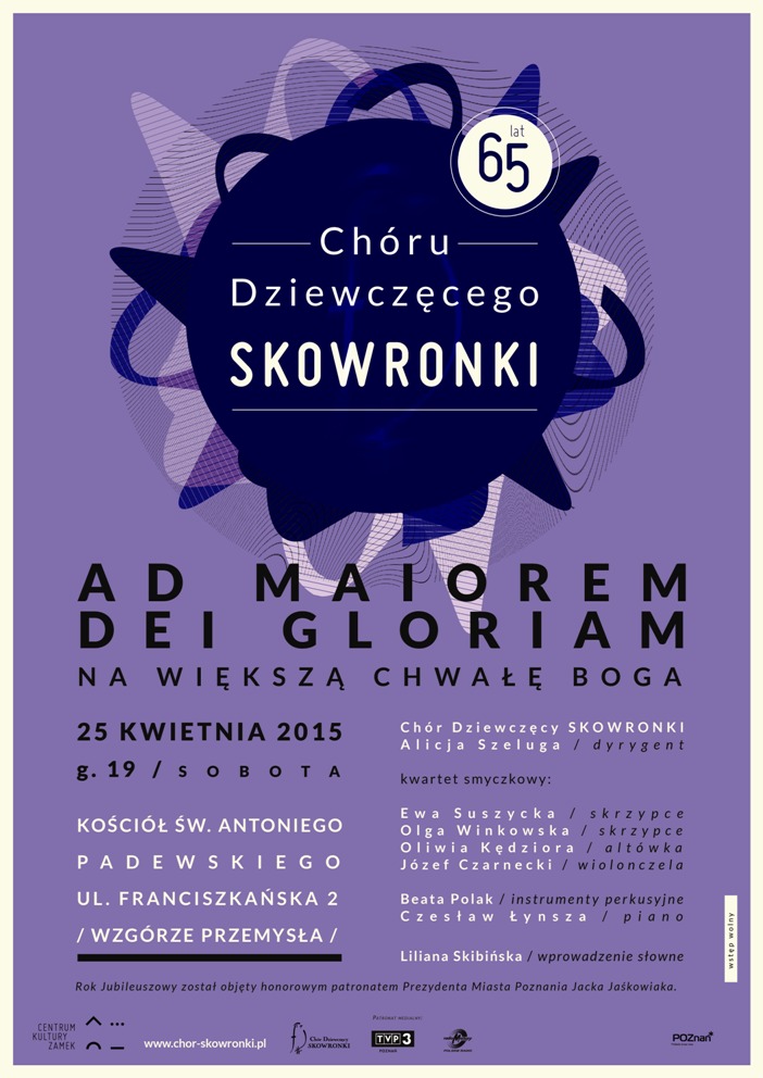 plakat reklamujący koncert