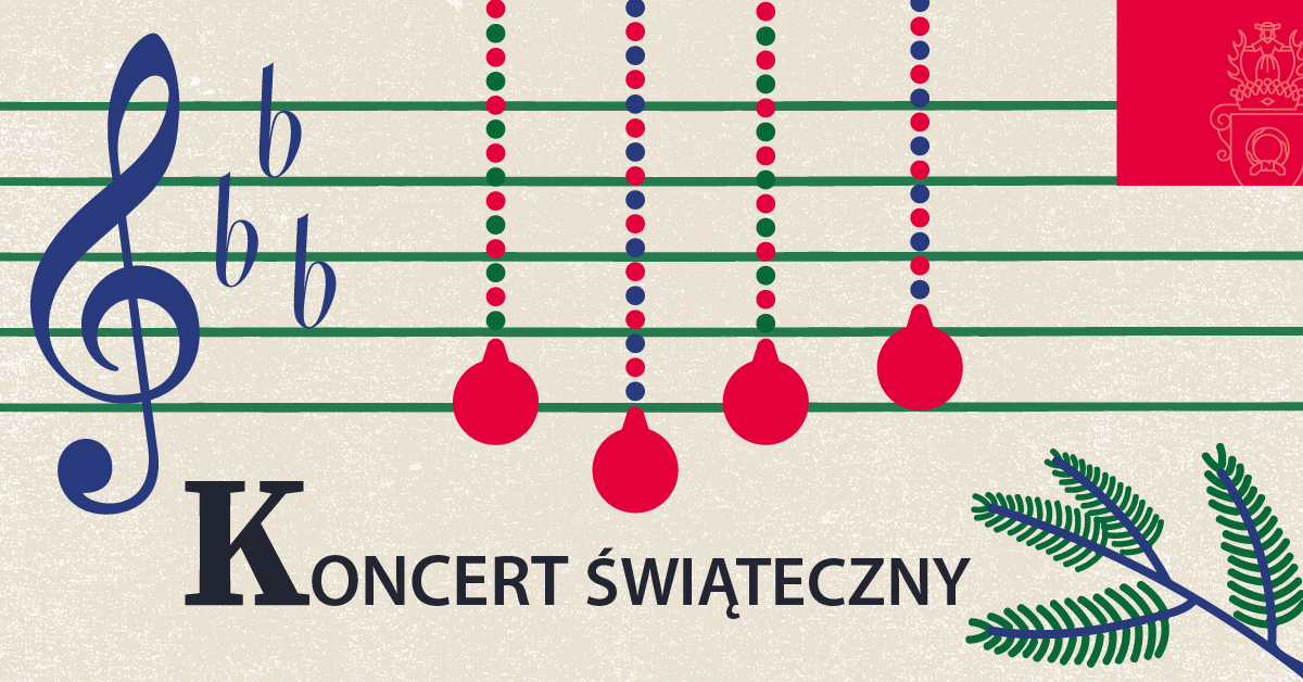 Plakat zapowiadający koncert.