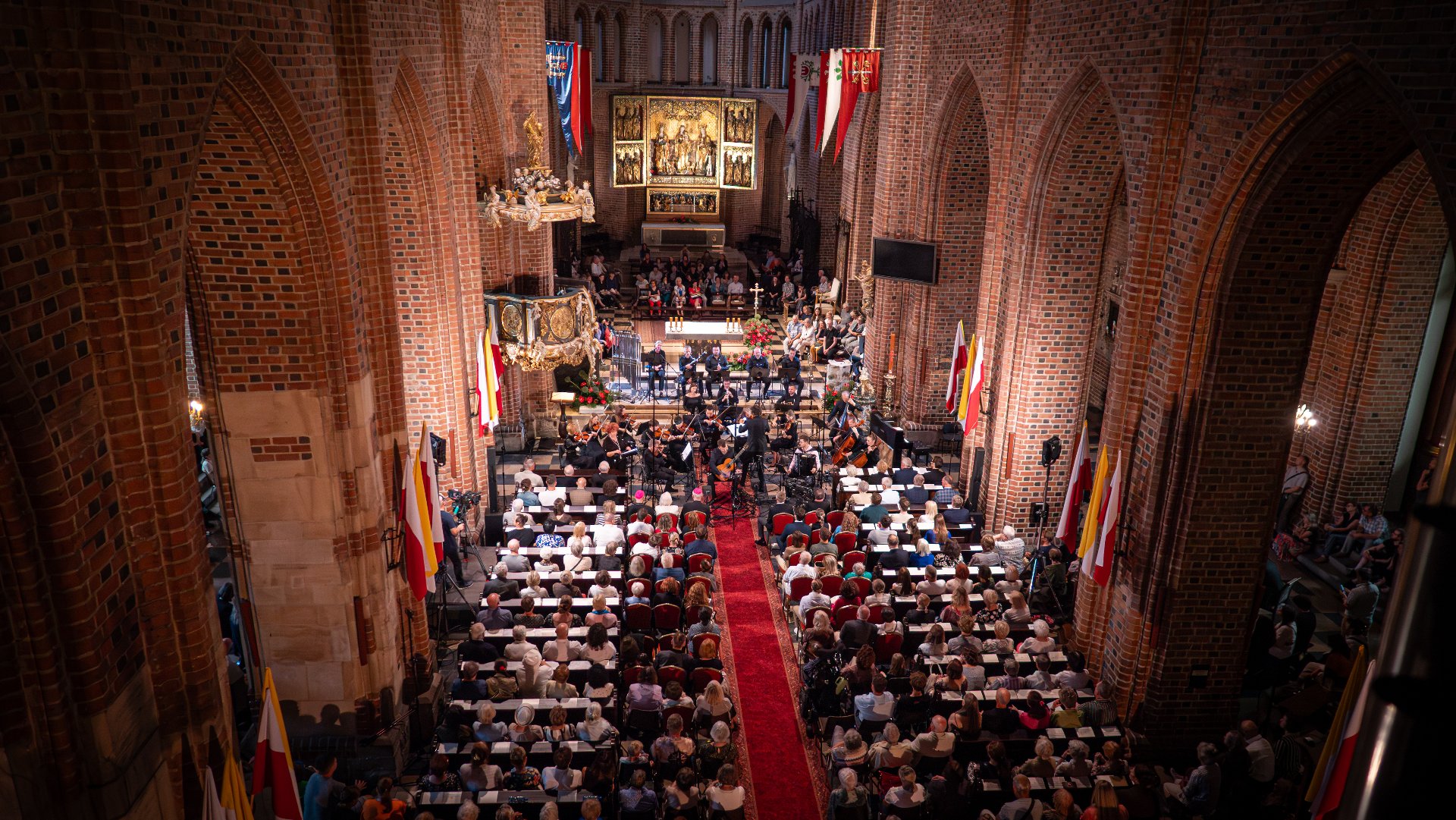 Koncert w poznańskiej katedrze.