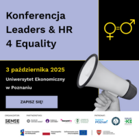 grafika z zaproszeniem do zapisów. konferencja odbywa się 3 października 2025 na Uniwersytecie Ekonomicznym w Poznaniu