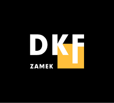 Logo z napisem "DKF Zamek".