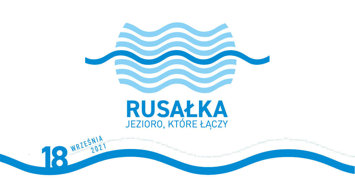 Logo Rusałka Jezioro, które łączy.