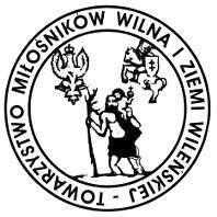 Logo Towarzystwa Miłośników Wilna i Ziemi Wileńskiej Oddział w Poznaniu.