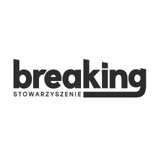 Logotyp Stowarzyszenia Breaking w czarnym kolorze