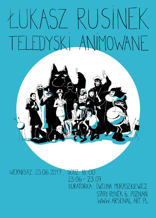 Łukasz Rusinek - Plakat wystawy