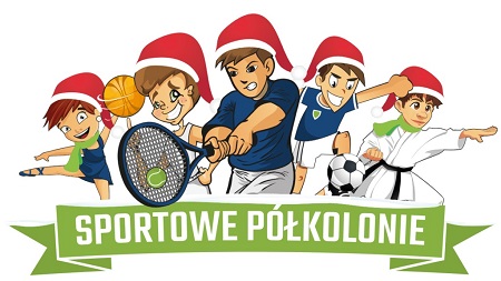 grafika przedstawiająca tenisistów w czapkach Świętego Mikołaja