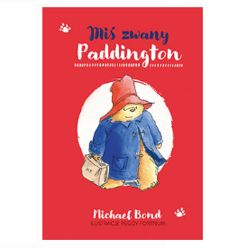 Okładka jednej z książek o przygodach Paddingtona.