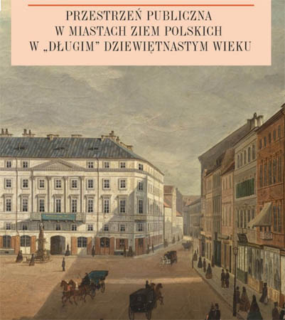 Okładka książki. Kamienice na ulicy dorozki.