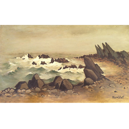 Pejzaż - kamieniste wybrzeże