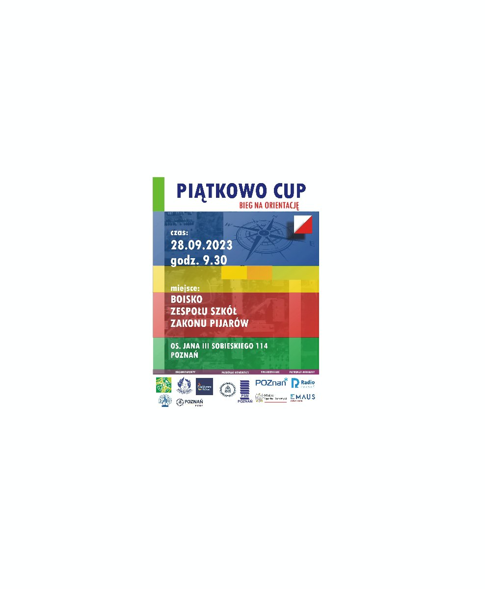 Piątkowo Cup w Biegu na Orientację - plakat