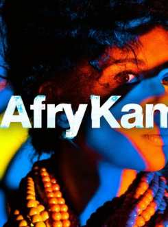 Plakat wydarzenia: kolorowa twarz kobiety.