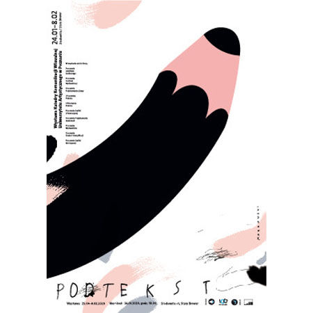 Plakat wydarzenia:zatemperowany ołówek.