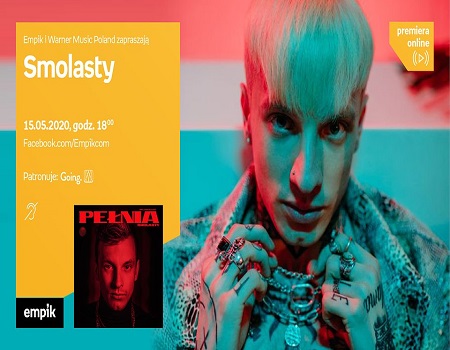 Plakat wydarzenia ze zdjęciem artysty