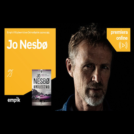 Plakat wydarzenia ze zdjęciem Jo Nesbo