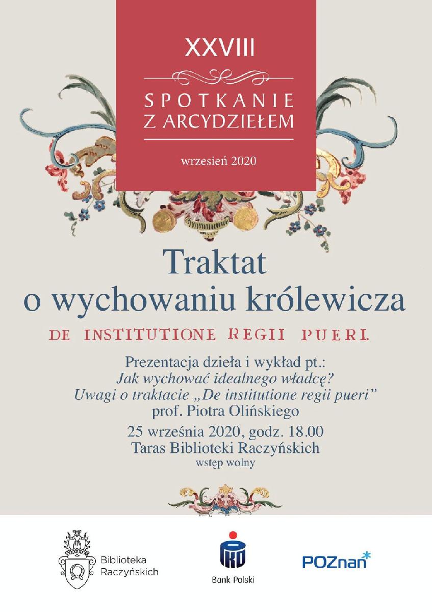 Plakat z tytułem i informacjami o wydarzeniu.