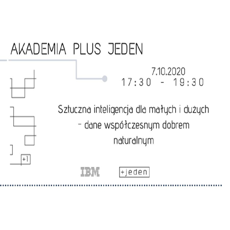 Czarne napisy na białym tle z podstawowymi informacjami o wydarzeniu (temat, data, organizator).