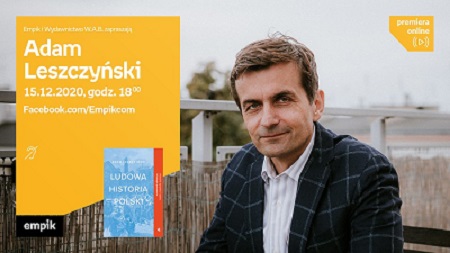 Adam Leszczyński na zdjęciu.