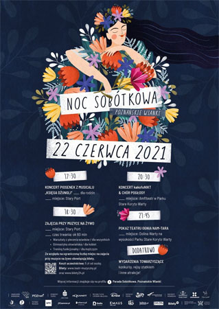 Kobieta w wianku z kolorowych kwiatów i kolorowymi kwiatami cała okryta.