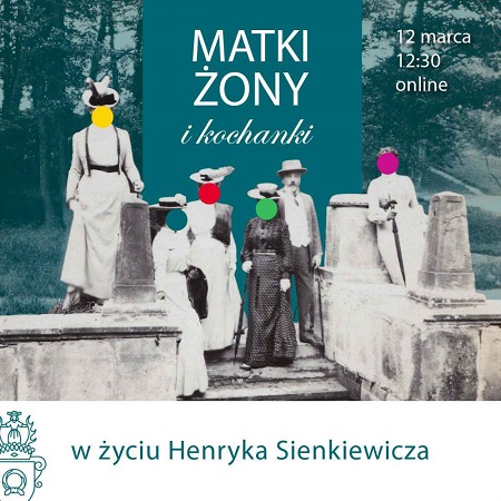 plakat wydarzenia przedstawiający elegancko ubranych ludzi stojących na schodach