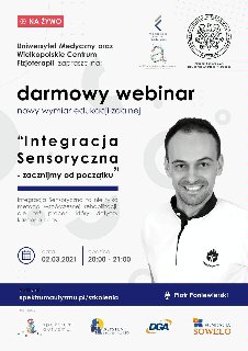 plakat wydarzenia "Integracja sensoryczna"