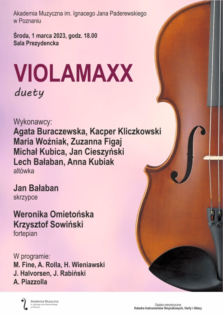 Plakat promujący wydarzenie.