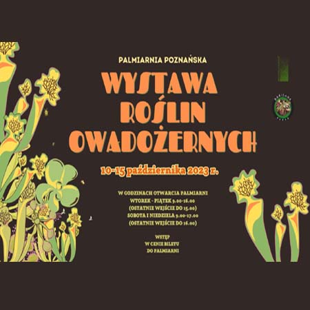 Plakat z informacjami o wydarzeniu, które są też podane w artykule. Po bokach zielone grafiki symbolizujące rośliny.