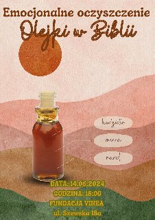 narysowana buteleczka z olejkiem na pastelowobrązowym tle