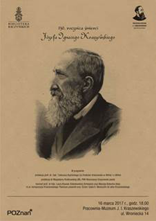 plakat - Józef Ignacy Kraszewski