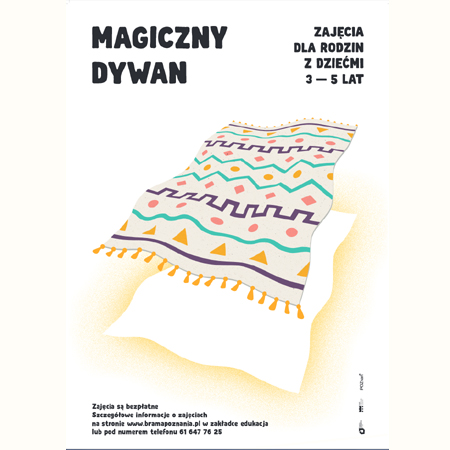 plakat - magiczny dywan